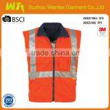 100% Polyester hi Vis Reflective Safety Vest,fluorescent Workwear thumbnail-1