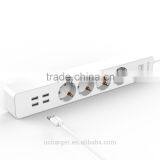 ORICO Overload Over Voltage Over Current Short Circuit Protected 4 Gang 4 USB Extension Socket Usb eu With Surge Protector thumbnail-1