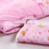 Infant Kids Anti Kicking Quilt Sleeping Bag for Four Seasons Detachable Fillings Pink Style thumbnail-2