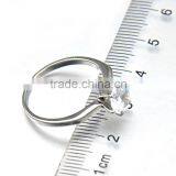 Classic Women Jewelry Silver Never Fade Diamond Stainless Steel Finger Ring thumbnail-3