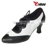 fashion low heel modern dance shoes women shoes ballroom dance shoes nubuck material