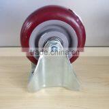 JY-401|4 Inch Fixed Industrial Wheel|Hand Trolley Fixed Caster|Heavy Duty Industry PU Wheel thumbnail-3