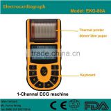 CE FDA approved ECG machine/ Electrocardiograph/Single channel EKG machine