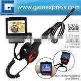 Wearable 2.4inch TFT LCD Rechargeable Watch Type Borescope Endoscope Video Inspection 6 LED Camera 8.5mm Diameter + 1M Cable thumbnail-1