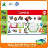 198pcs Plastic DIY Magnetic Puzzle Blocks New Intelligent Toys for Children With Wheels thumbnail-3