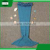 Amazon Wholesale Handmade Baby Kids Children Adults Knit Pattern Mermaid Tail Sleeping Bags thumbnail-1