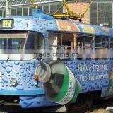 Bus Advertising Clear Removable Self Adhesive Vinyl Film