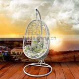Outdoor Hanging Egg Chair, Garden Aluminum Egg Chair thumbnail-1