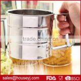 Home Baking Tool Stainless Steel Flour Sifter Powder Sifter Shakers thumbnail-1