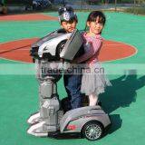 Children Ride On Baby Car, Stand Up Ride On Electric Mobility Robot Baby Car, Gifts For Kids Transformer Robot Electric Car thumbnail-2