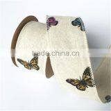 Cheap Wholesale Cotton Linen Butterfly Ribbon thumbnail-1
