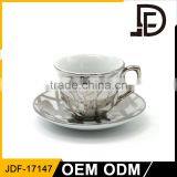 Luxurious High Quality Pomotional Ceramic Tea Cup and Saucer Set