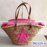 popular seagrass handmade fashion bag for women
