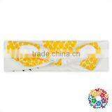 Fashion Girls Headband Hair Accessories Wholesale Pineapple Printing Rabbit Ears Girls Bow Headbands thumbnail-1