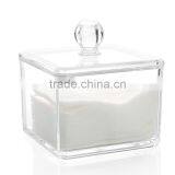 Clear Acrylic Cotton Ball and Swab Holder Case/ Cotton Ball Container thumbnail-6
