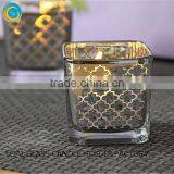 Wedding Votive Holders Candle Making Glassware Medium Square Glass Jar