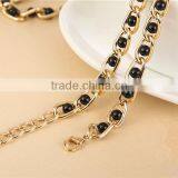 Factory Wholesales Cheap Women Waist Chain, Golden Fashion Waist Chain Belt for Women Dress thumbnail-2