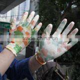 NMSAFETY Cheap PU Coated Garden Work Gloves/ Safety Equipment thumbnail-1