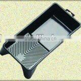 Black 7" 4" Paint Roller Brush Plastic Paint Tray thumbnail-1