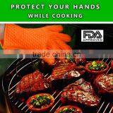 Heat Resistant Bbq Silicone Grill Gloves Funny Oven Mitts Cooking Kitchen Glove thumbnail-5