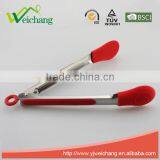 WCJ624 Premium Comfort Stainless Steel Locking Oblong Food Tong With Silicone Heads, Good Grip thumbnail-3