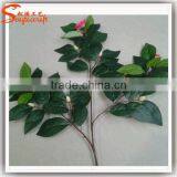 Factory Wholesale Artificial Big Green Leaves for Decoration thumbnail-5