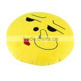 Soft Emoji Smiley Emoticon Yellow Round Cushion Pillow Stuffed Plush Toy Doll Christmas Present New thumbnail-4