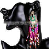 Bohemian Jewelry Handmade Beads Statement Earrings for Women Jewelry thumbnail-1