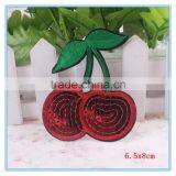 2017fruit Professional Wholesale Strawberry Sequin Applique Patch Embroidery thumbnail-5