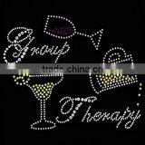 Group Therapy Rhinestone Iron on Transfer thumbnail-1