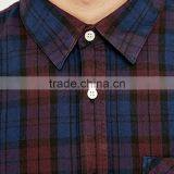 100% Polyester Dry Fit Custom Design Pattern Men Shirt Checked Mens Linen Shirts thumbnail-3