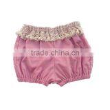 Striped Bloomer With Black Pom Poms for Infant Toddler Little Baby Underwear thumbnail-6