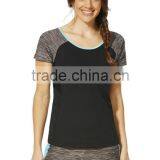 Custom Sports Gym Wholesale Fashion t Shirt for Women Yoga Running t Shirt thumbnail-2