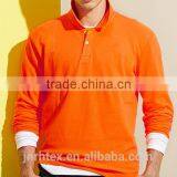 Custom Mens Long Sleeve Blank Polo Shirt thumbnail-5