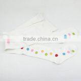 Girl Tights White Colorful Ponit Socks Long Socks thumbnail-4