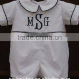 Baby Boy Baptism Rompers Toddlers Blessing Outfit Infant Boys Clothing thumbnail-1