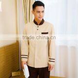 Juqian Bulk Cheap Price Designer Men's Hotel and Restaurant Uniform Housekeeping Staff Designs thumbnail-4