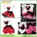 S80002T, baby Clothing sets , Summer New Children Girl's 2PC Sets Skirt Suit dots skirt dots pants girls cartoon clothes