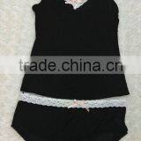Xxx Sexy Camisole Dress Images Black Camisole and Panty Set thumbnail-1