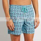 High Quality Mens Swim Shorts Floral Print Throughout Beach Men's Shorts thumbnail-2