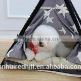 R1934H Good Pattern Wood Oop Pet Dog Cat Teepee Tent Bed Wholesale thumbnail-4