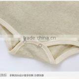 Wholesale Baby Girls Boys Unisex Plain Organic Cotton Vest Bodysuit thumbnail-4