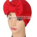 2017 Spring and Summer Europe and the United States Trade India Headscarf Hat Head Cap Bowknot Pineapple Flower Muslim Cap thumbnail-5