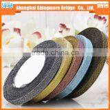 Factory Direct Wholesale Metallic Satin Ribbon for Garment Accessories, Gift Craft Packing and Christmas Decoration thumbnail-2