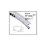 MT24-01 Silver, Black Aluminum Bicycle Wheel Ground Finish 20 / 28 / 32 / 36H Holes thumbnail-1