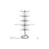 Rotating Metal Free Standing Wire Display Racks With Hooks thumbnail-1