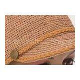 58cm Childrens Sun Hats With Raffia Crochet Braid Brim For Daily Leisure thumbnail-1