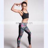 Full Sublimation Womens Elastic Fitness Running Sport High Waist Sex Lycra Yoga Leggings Polyester High Quality Yoga Pants thumbnail-1
