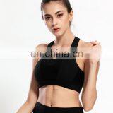 Nylon/Spandex Dry Fit Womens Gym Wear Sexy Durable Yoga Bra Wholesale Sports Bra thumbnail-3