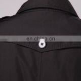 Double-breasted Winter Black Long Coat Mens Spring Windbreaker thumbnail-5